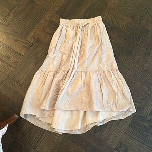 Club Monaco high low midi skirt